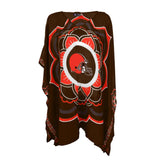 Limited Edition, Officially Licensed Cleveland Browns Caftan One Size / Brown