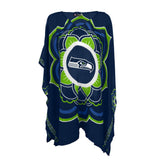 Limited Edition, Officially Licensed Seattle Seahawks Caftan One Size / Navy