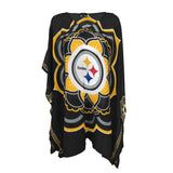 Limited Edition, Officially Licensed Pittsburgh Steelers Caftan Black / One Size