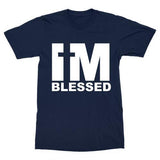 A1POD Apparel Adult T-Shirt / Navy / S I'm Blessed