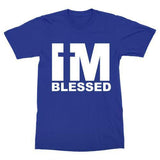 A1POD Apparel Adult T-Shirt / Royal Blue / S I'm Blessed