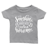 A1POD Apparel Kids T-Shirt / Heather Gray / XS Sunshine Mixed With A Little Hurricane