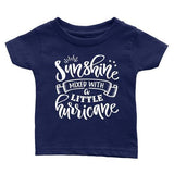 A1POD Apparel Kids T-Shirt / Navy / XS Sunshine Mixed With A Little Hurricane