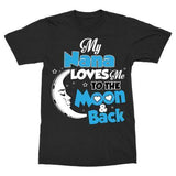 CT&J Apparel Apparel Adult T-Shirt / Blue / S My Grandma Loves Me To The Moon and Back