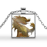 Gold Dragon Necklace