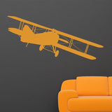 Removable Flying Bi-Plane Wall Sticker Decal Home Decor  Plane wall Sticker Airplane Living Room Wall Mural D-90