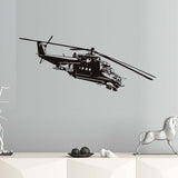 AH-64 Apache Removable Helicopter Wall Sticker Airplane Home Decor Decals Mural Waterproof Art Wall Paper For Kids Living Room