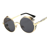 Steampunk Vintage Round Mirror Sunglasses