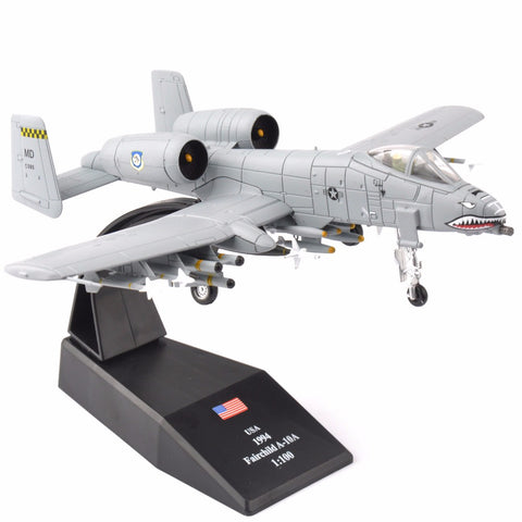 A-10 Thunderbolt II Warthog 1:100 Airplane USA 1994  Fighter Model for Collections