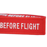 REMOVE BEFORE FLIGHT Key chain